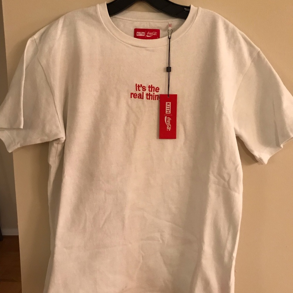 KITH X COCA COLA THE REAL THING TEE